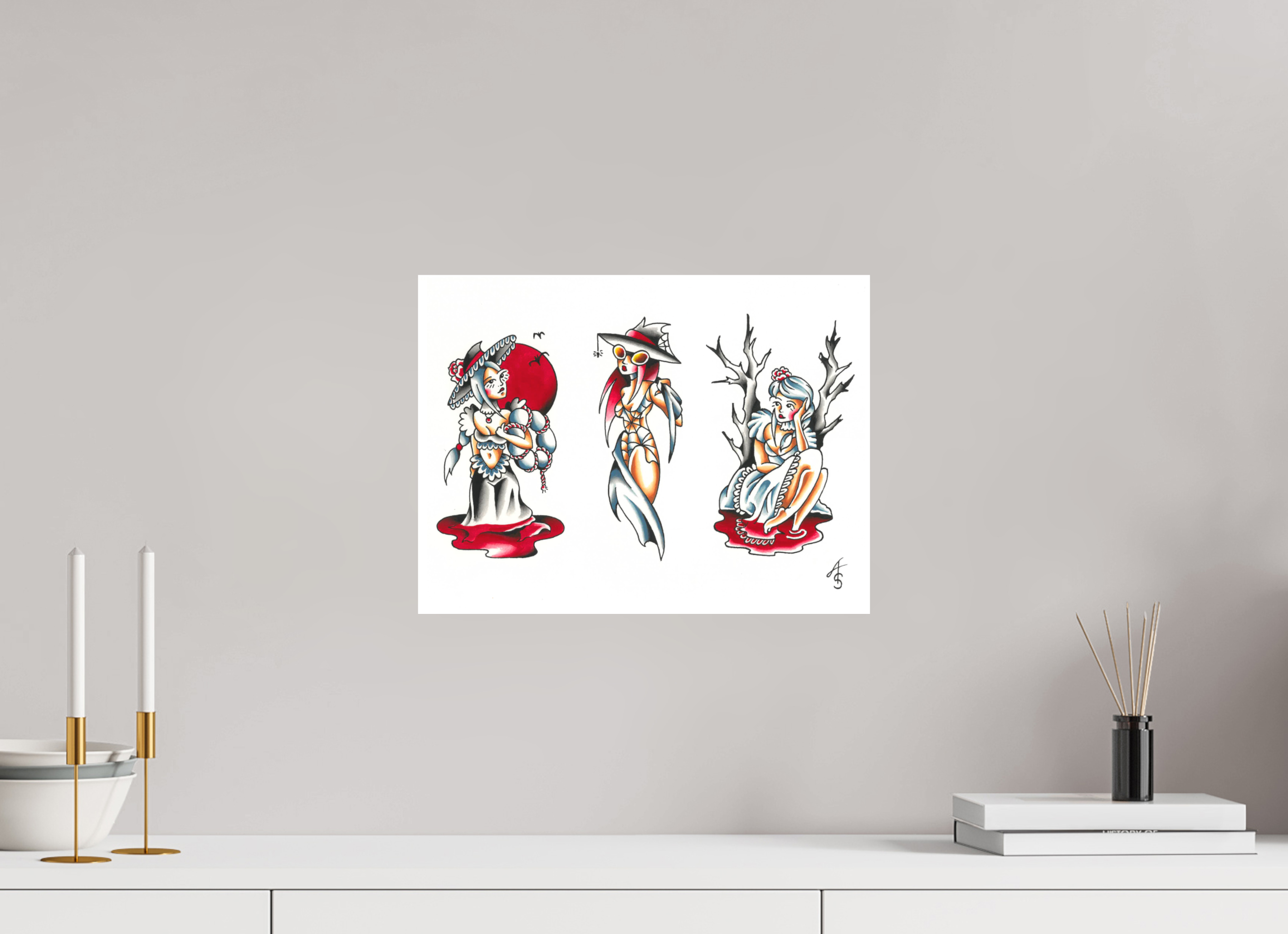 40 x 30 cm, Prints Les Baigneuses